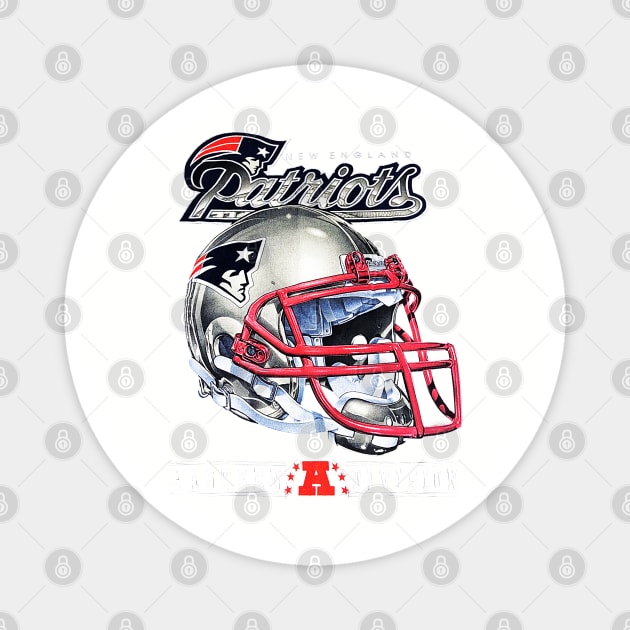 New England Patriots - Football Helmet Magnet by nicklower